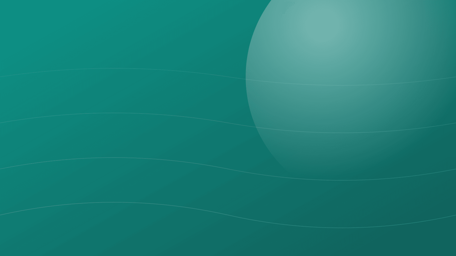 Abstract teal gradient cover illustration for an article about cold-chain storage