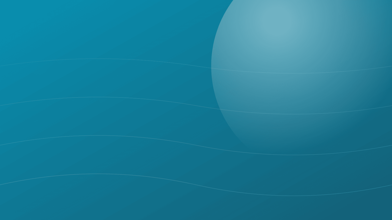 Abstract cyan gradient cover illustration for an article comparing HPLC and mass spectrometry