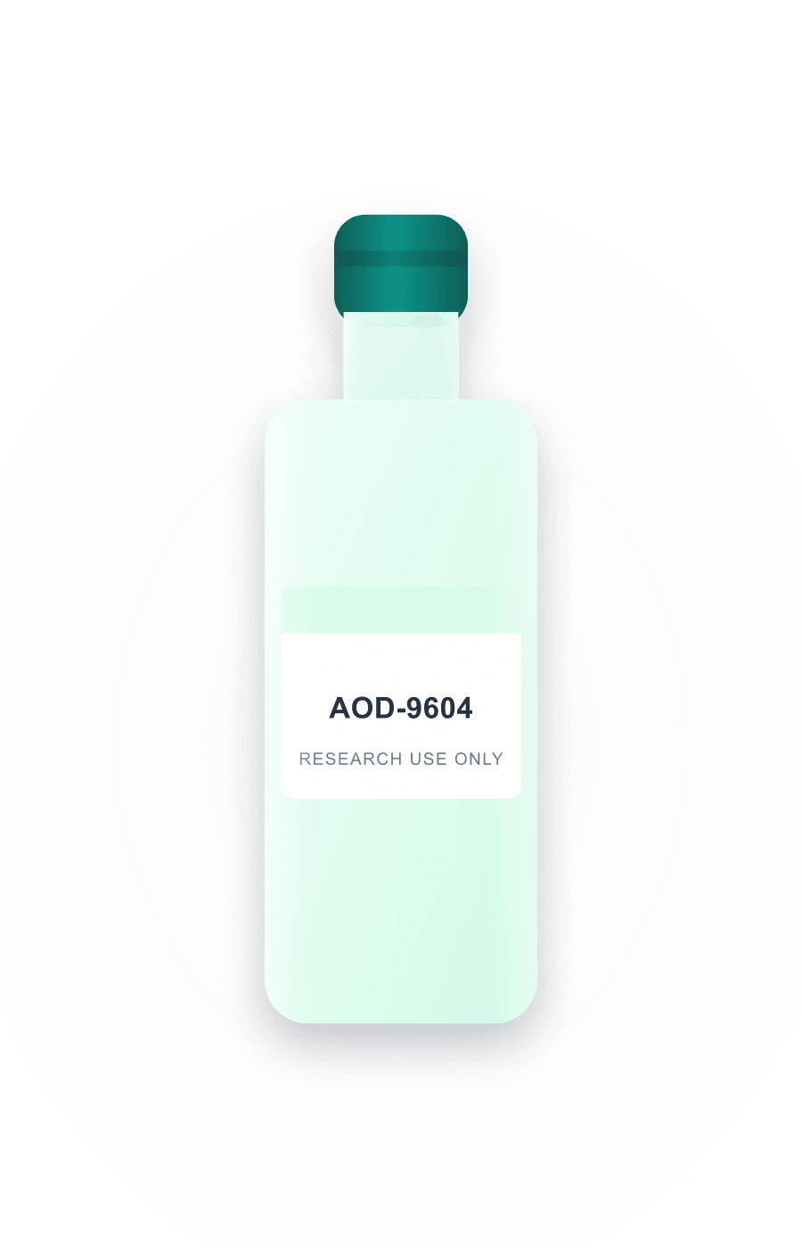 Research peptide vials in laboratory storage
