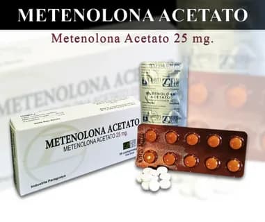 Methenolone Acetate - 25mg x 100 tablets/bottle