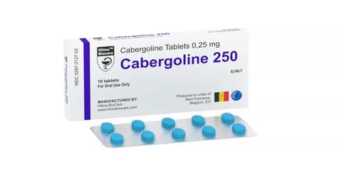 Buy Cabergoline Online - 0.25 mg x 100 tablets