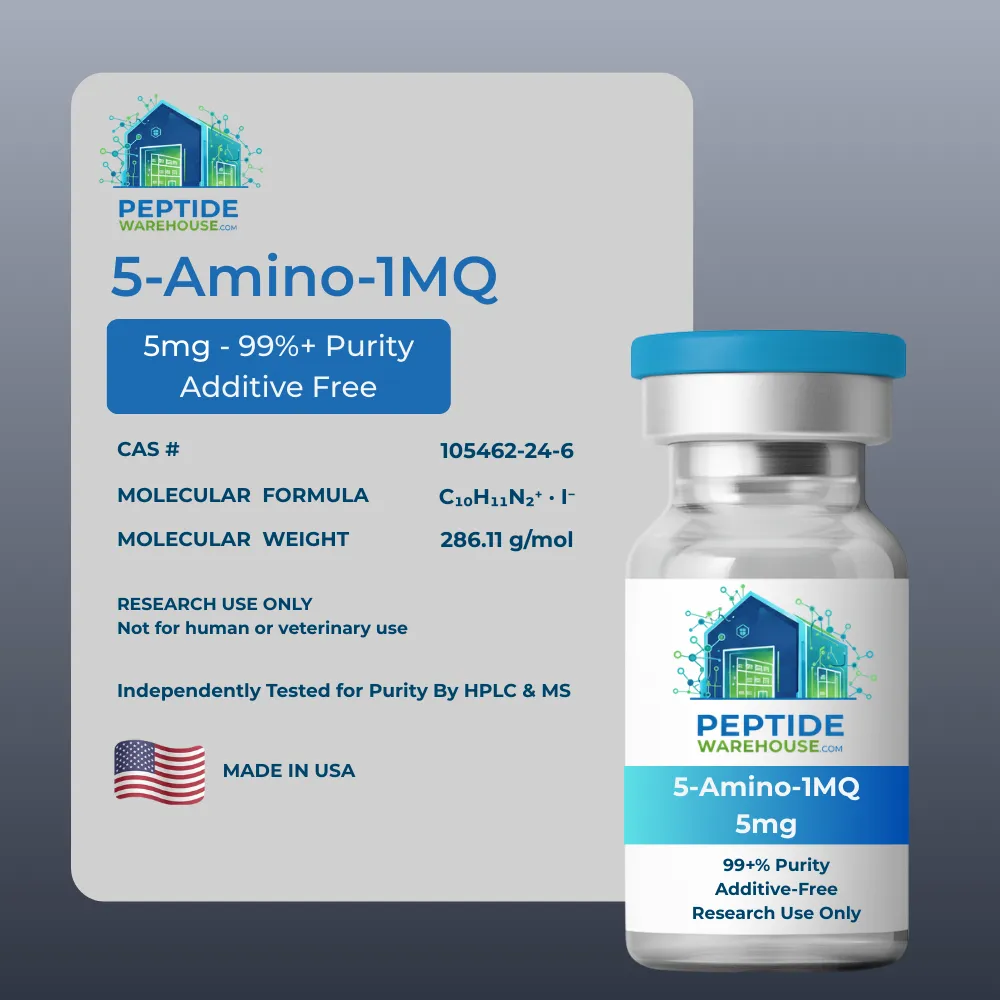 5-amino 1mq - Pure NNMT Inhibitor Peptide Vial Detail