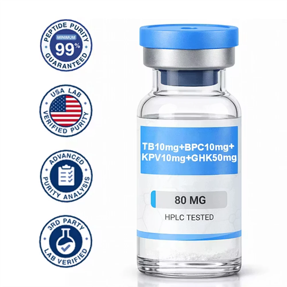 BPC-157 10mg + GHK-CU 50mg Synergistic Tissue Regeneration Matrix