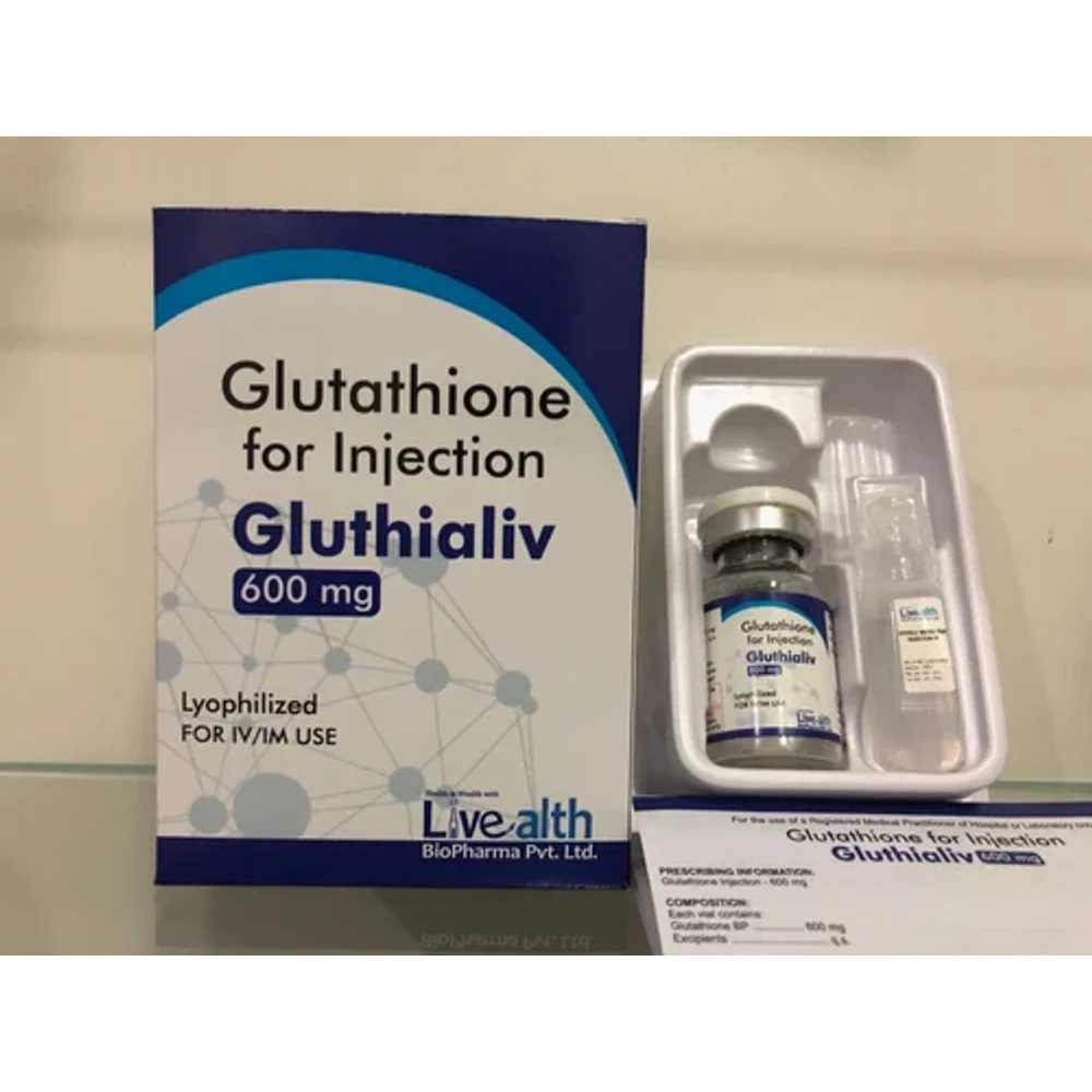 Glutathione High Purity Antioxidant Peptide Sterile Vial