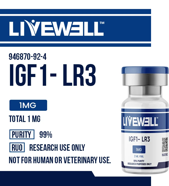 IGF-1 LR3 Long Arg3 Recombinant Peptide Vial