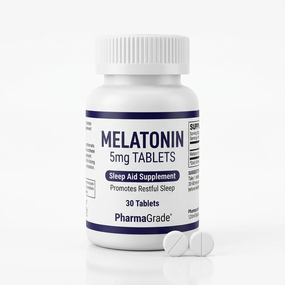 Melatonin Tablets Pharmaceutical Sleep Aid Supplement