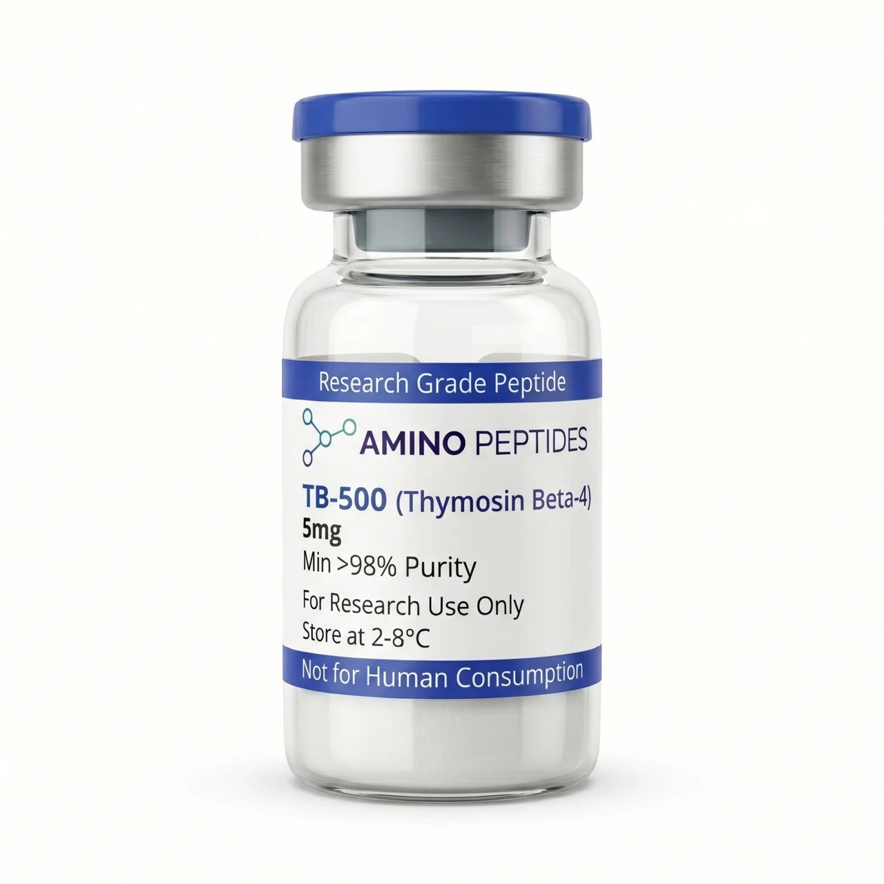 TB-500 Thymosin Beta-4 Acetate Research Vial