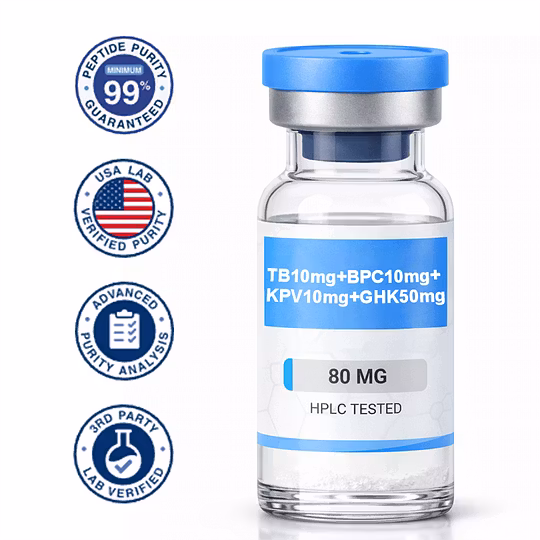 TB-500 + BPC-157 + GHK-Cu 50mg Synergistic Research Blend